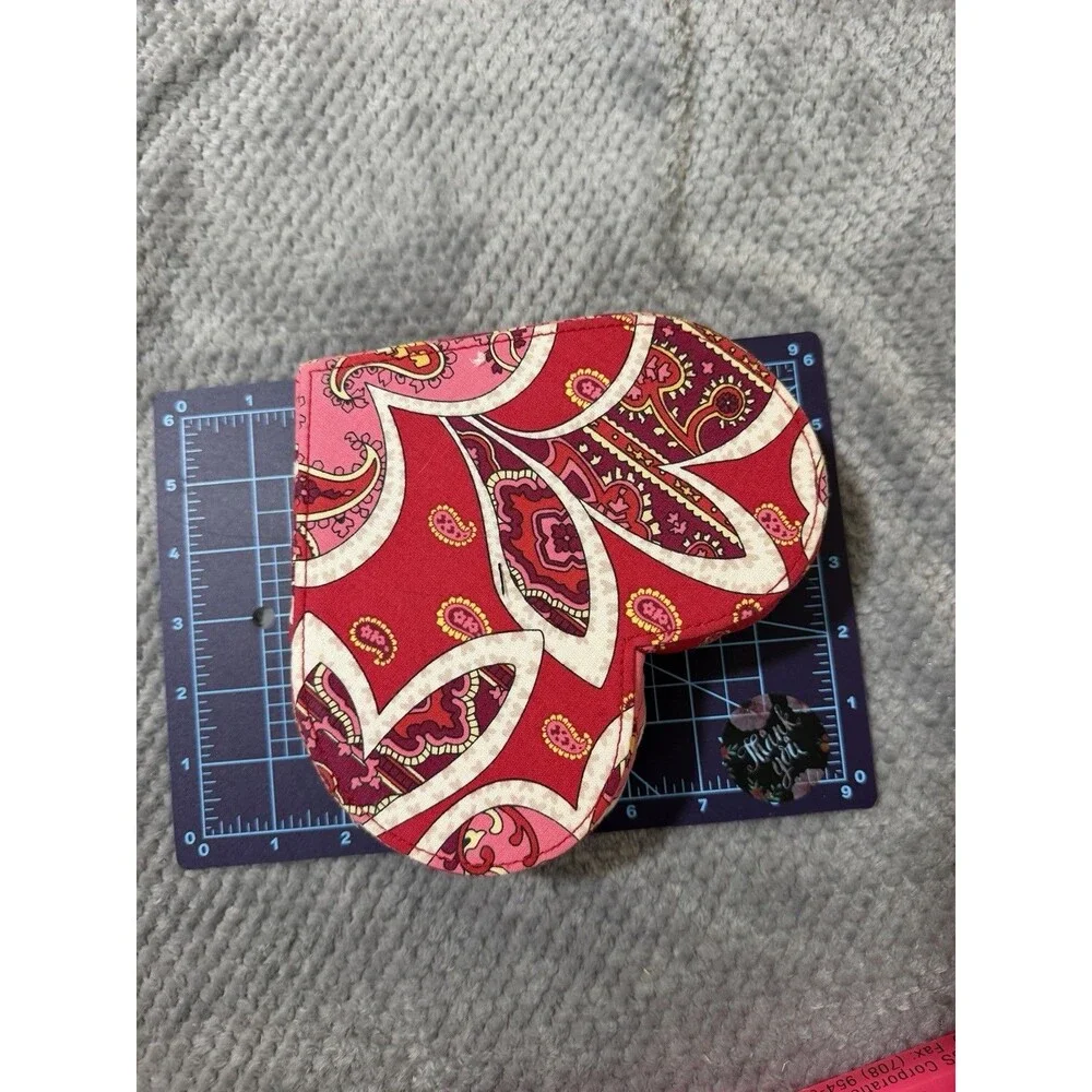 Vera Bradley Heart Jewelry Case Keepsake Holder